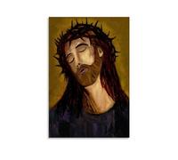 MNABSO Jesus Con Su Corona De Espinas Cartel De Arte - Stampa da parete, decorazione moderna per camera familiare, 20 x 30 cm