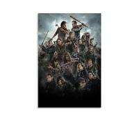 MNABSO The Walking Dead Character Collective Art - Stampa da parete, decorazione moderna per camera familiare, 60 x 90 cm