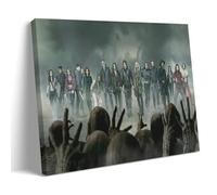 MNABSO The Walking Dead Collective Character Combat Art, poster decorativo da parete, per soggiorno, camera da letto, 40 x 60 cm
