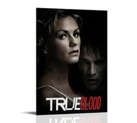 MNABSO TV Series True Blood Art - Stampa da parete moderna per camera familiare, 50 x 75 cm