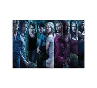 MNABSO TV Series True Blood Collective Art - Stampa da parete moderna per camera familiare, 60 x 90 cm