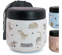 mnam Porta Pappa Termico Neonati 400ml - Termos Pappa - Contenitore Termico per Alimenti Caldi Pasta - Thermo Cibo Bambini - Svezzamento Portapappa Neonato - Food Thermy
