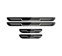 MNBHJGR 4 Pezzi Battitacco Auto per BMW X1 U11/iX1 2023 2024 2025, Protezione Portiere Auto in Acciaio Inox Protezione AntiGraffio per Pedale Accessori Auto,B