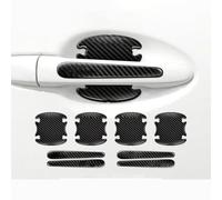 MNBHJGR 8pcs Pellicola Protettiva per Maniglia Portiera Auto, per Audi Q2 Q3 Q4 Q5 Q7 Q8 SQ2 SQ5 SQ7 SQ8 RS-Q3 RS-Q8 Set AntiGraffio, per Maniglie di Auto Incassate,C