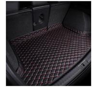 MNBHJGR Auto Tappetino per Bagagliaio in Pelle per Mazda CX-30 2019-2024, Bordo Alto su Misura Vasca Baule Tappeto,AntiGraffio Antiscivolo,B/Black Red