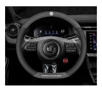 MNBHJGR Coprivolante Auto, per MG HS 2018-2023 2024 Auto Copertura Volante, Antiscivolo Traspirante Copristerzo Auto,O-A