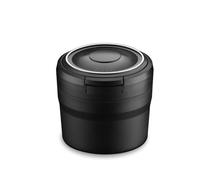 MNBHJGR Posacenere per Auto, per Audi Q8 2018-2023 posacenere Portatile, Cestino per la Cenere, Accessori per Auto, Piccola pattumiera,B Black