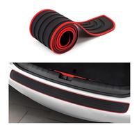 MNBHJGR Protezione Paraurti Posteriore Auto, per Dacia Jogger Extreme/Lodgy 2000-2024 2025 Fibra di Carbonio Bagagliaio Battitacco Scratch Guard,B Red