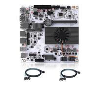 MNBOXCONET 10G NAS Motherboard N355 8 Bay, M8 Mini ITX Scheda Madre(N305 Update) 2xM.2 NVMe DDR5 No RAM No SSD, Firewall Dual 2.5gbit Lan, M.2 Wifi, PCIEx1, USB C, TF Slot With 2xSFF-8643 Cable