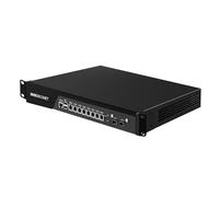 MNBOXCONET 1U Firewall 19 inch Router Appliance C236 Redundancy Power Supply Core i7 8700, 8 x 2.5 Gigabit Ethernet OPNsense, Network Hardware Server, 16GB RAM 256GB SSD, USB 3.0, Console