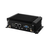 MNBOXCONET Fanless Mini PC Industrial Core i7 8560U/8665U, Micro Computer 8GB RAM 128GB SSD, 2x RS232 COM, RJ45 LAN, Wifi5/BT4.2, Support Win/Linux/Debian/Proxmox Appliance Hardware