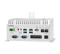 MNBOXCONET Fanless Mini PC J6412 Low Power, DIN-rail Mount Industrial Firewall Computer, Micro Embedded PC 8GB RAM 256GB SSD, 2 x GbE LAN, GPIO, 2 x RS232/485 COM, DC 9-36V Power Input