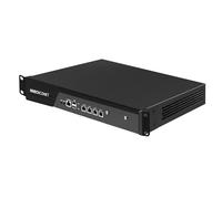 MNBOXCONET Firewall Appliance 1U N300, DDR5 8GB RAM 128GB SSD, 19'' Server Router PC, 4 x 2.5GbE I-226V LAN, OPNsense Homelab Server, Network Security Hardware VGA Display, Console