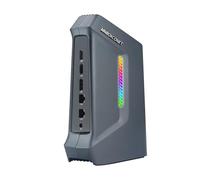 MNBOXCONET Mini PC AI Core Ultra 7 155H(16T/22C), Win 11 Pro Micro Gaming PC 8GB RAM 256GB NVMe SSD, Small Office Computer 40Gbps USB C, Wifi6/BT5.2, Triple Display, 2 x 2.5Gbe LAN