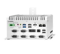 MNBOXCONET Mini PC Fanless Low Power J6412, DIN-rail Mount Industrial Firewall Lüfterlos, Micro Embedded PC 8GB RAM 128GB SSD, 2 x GbE LAN, 8GPIO, 6COM, DC 9-36V Power Input