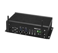 MNBOXCONET Mini PC IBC7 Industrial senza ventola Computer Core i7 9750H, Rugged Embedded Micro PC 8GB RAM 128GB NVME SSD, 6x DB9 COM WiFi/BT4, Support PVE Linux Opnsense, 3HD