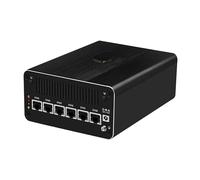 MNBOXCONET Mini PC Pentium 8505 Firewall (fino a 4,4 GHz), DDR4 8 GB RAM 128 GB NVME SSD Micro Appliance Hardware Computer 6 x 2,5 GbE I226 V LAN, Windows, OPNsense, USB C, TF, AES-NI