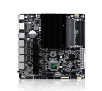 MNBOXCONET NAS Motherboard J4125 Processor Low Power, 16GB RAM 256GB SSD, UHD Graphics, Firewall Mini-ITX NAS Board, 4 x i226V 2.5GbE LAN, Dual M.2 2280 NVMe Slot, USB3.0