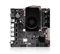 MNBOXCONET NAS Motherboard J6413 Processor Low Power, UHD Graphics, Firewall Mini-ITX NAS Board, 2 x i226V 2.5GbE LAN, Dual M.2 2280 NVMe Slot, USB3.0, Barebone NO RAM NO SSD
