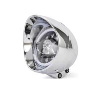 MNBSJKIR Faro anteriore a LED Bullet da 5,75 pollici Compatible With moto compatibile con le applicazioni Harle H Touring Bobber Chopper Cafe Racer(5.75 Style B)