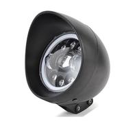 MNBSJKIR Faro anteriore a LED Bullet da 5,75 pollici Compatible With moto compatibile con le applicazioni Harle H Touring Bobber Chopper Cafe Racer(5.75 Style C)