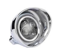 MNBSJKIR Faro anteriore a LED da 5/5,75/7/7,5 pollici abbagliante/anabbagliante compatibile con Harle Sportster 1200 883 bobber Touring Scrambler Cafe racer(5.75 inch style I)