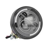 MNBSJKIR Faro anteriore a LED da 5/5,75/7/7,5 pollici abbagliante/anabbagliante compatibile con Harle Sportster 1200 883 bobber Touring Scrambler Cafe racer(7 inch style A)