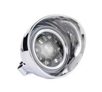 MNBSJKIR Faro anteriore a LED da 5/5,75/7/7,5 pollici abbagliante/anabbagliante compatibile con Harle Sportster 1200 883 bobber Touring Scrambler Cafe racer(5.75 inch style G)