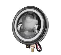 MNBSJKIR Faro anteriore a LED da 5/5,75/7/7,5 pollici abbagliante/anabbagliante compatibile con Harle Sportster 1200 883 bobber Touring Scrambler Cafe racer(5.75 inch style A)