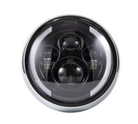 MNBSJKIR Faro anteriore universale a LED da 7,5 pollici Compatible With moto compatibile con Harle Cafe Racer alloggiamento Compatible With faro DRL H hornet 600 cb400 cb1000sf