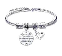 MNBVBV Bracciale Collega Regalo Natale Colleghe Regalo di Amicizia Colleghi amiche Braccialetto Regali per Collega Regali CollegheRegalo di Compleanno per colleghi per che va via grazie maestra (3)