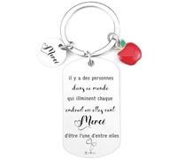 MNBVBV Portachiavi grazie per tutto quello che hai fatto per me Regalo grazie Tata Portachiavi Collego Portachiavi Amicizia Migliore Amico Portachiavi Amicizia Sempre Bestie Regalo Di Compleanno, 4, L