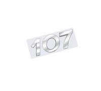 MNBVGHH Auto Stemmi decorazioni emblema Adesivi per Peugeot 107,Emblema Badge,Automobile Emblema Decorazione,decorativo Adesivo styling Decal Accessori,B