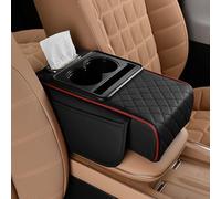 MNBVGHH Cuscino Bracciolo Auto, per Peugeot 307 308 407 CC SW 2008-2017 Morbida Comfort Cuscino Console Auto Copri Bracciolo Auto Aggiornato Antiscivolo Auto Accessori,A