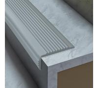 MNBVH Protezione per bordi del gradino delle scale, in vinile a forma di L, antiscivolo, impermeabile, per interni ed esterni, dimensioni giuste per una facile applicazione per bambini, anziani e