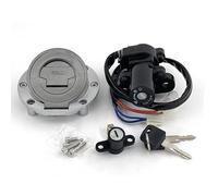 MNBYHUD Accensione avviamento Compatibile con Yamaha per YZF-R6 1999-2005 per YZF-R1 1998-2003 Blocco Tappo Serbatoio Carburante Moto Interruttore di Accensione Serratura Sella con Chiave Accessori