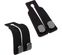 MNBYHWA 2 Pezzi Ganci Auto Sedile per The Range Rover Evoque Model (2012-2018), Pelle Car Seat Back Hook Doppi per Sedile Posteriore Dell'auto Ganci per Borsa per Auto