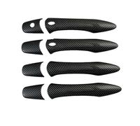 MNEUEQ Gloss Black Carbon Car Door Handle Cover Trim Pasta Style Per Ex35 Ex37 Fx35 Fx37 Fx50 2008 2009 2010 2013(Style 4)