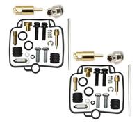 MNEUEQ Kit guarnizioni Membrana Kit di Riparazione Carburatore per Moto Guarnizione Kit di Ricostruzione Carburatore 2 Set per Aprilia per Pegaso 650 1993-1999(Style 1)