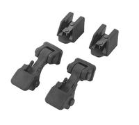 MNEVZX Blocco Cofano Tappetini in Gomma per Gancio di bloccaggio del Motore dell'auto, Accessori Adatti per Jeep Wrangler TJ 1997-2006 Blocco di Blocco per Cofano(Hood Lock)