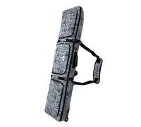 MNEVZX Borsa da snowboard con ruote, tracolla regolabile con maniglia, portasci per sci, tavole da sci, guanti da viaggio(156cmx32cmx18cm)