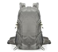 MNEVZX Borse per scarponi da sci Zaino da viaggio per escursionismo all'aperto 30-40L con copertura in nylon antipioggia, borsa da campeggio, attrezzatura durevole per lo sport Sacca sci(Gray)