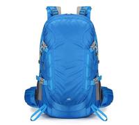 MNEVZX Borse per scarponi da sci Zaino da viaggio per escursionismo all'aperto 30-40L con copertura in nylon antipioggia, borsa da campeggio, attrezzatura durevole per lo sport Sacca sci(Blue)