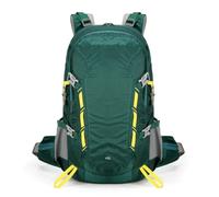 MNEVZX Borse per scarponi da sci Zaino da viaggio per escursionismo all'aperto 30-40L con copertura in nylon antipioggia, borsa da campeggio, attrezzatura durevole per lo sport Sacca sci(Green)