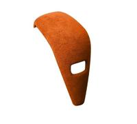 MNEVZX Leva Pomello del Cambio Copri pomello del cambio per auto, in pelle scamosciata di alta qualità italiana, adatto per BMW Serie 3 G20 Z4 G29 G14 G15 X7 G07 2020-2022(Orange)