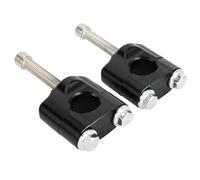 MNEVZX Riser per Manubrio Mount Clamp Riser Supporto per Manubrio da 22 Mm con Rialzo E Morsetto per Moto, Adatto per Kawasaki KLX140 KLX 140 off-Road Dirt Pit Bike(Black)