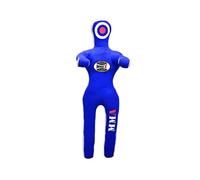 MNEX Pro Fighting Wrestling Dummy Grappling Ciuccio - 1,5 m/152,4 cm 1,8 m/182,9 cm Jujitsu BJJ Dummy MMA Ciuccio Judo Karate Fighting Manichino vuoto - Nero 1,8 m/182,9 cm