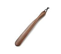 MNGHAYYR Cornetto per scarpe corto e lungo Calzascarpe in legno manico lungo in noce nera, dimensioni primarie multiple