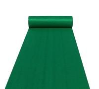 MNGHAYYR Green Non-Woven Wedding Aisle Runner | Green Wedding Runner 1-1.5m × 1-18m for Ceremony & Banquet(1m x 3.0meter)