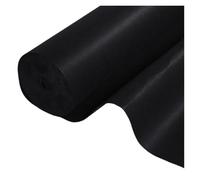 MNGHAYYR Polyester Wedding Aisle Runner | Black Wedding Runner, Multi-Size for Beach Church Party(1x3.0m)